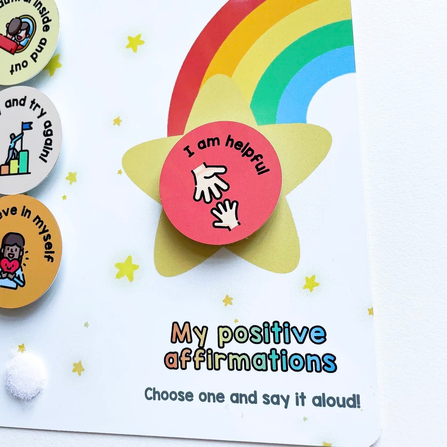 Children's Positive Affirmations Activity Board