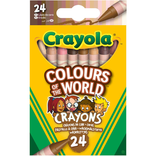 Crayola Colours of the World Wax Crayons