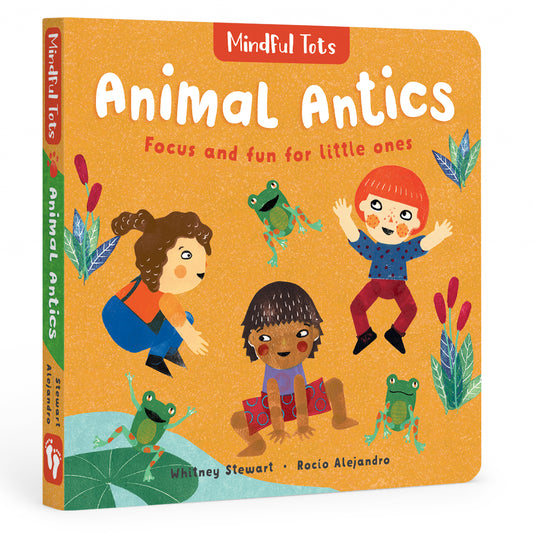 Mindful Tots: Animal Antics - Children's Book by Barefoot Books. Children's board book exploring mindful movement.